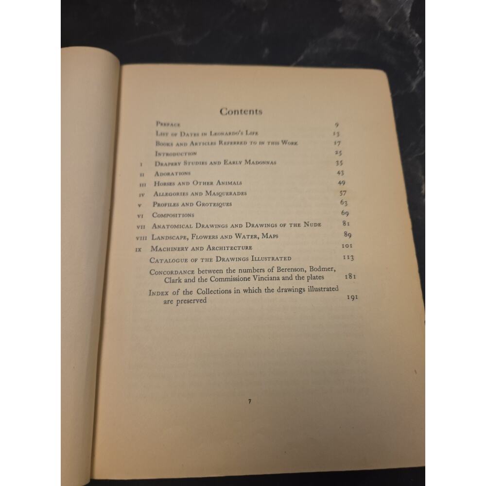 The Drawings of Leonardo Da Vinci by A.E. Popham, 1949 - Good - No dust cover - Picture 7 of 9